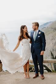 Simple is good ~ and their wedding had all of the ingredients for a beautiful occasion {love, family, big sur views, excellent desserts…flowers}. Cliffside Wedding At The Ragged Point Inn Liz Austin Carmen Lopez Photography