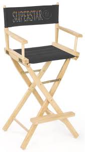 These two piece chairs can be moved easily and fit together for compact storing. Canvas Director S Chair Portable Furniture With Custom Printing