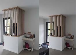 Claustra En Bois Interieur Fabriquer Claustra Bois En 2020 Claustra Cloison Interieure Claustra Bois