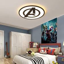 Kreative tipps & ideen zur schöner einrichtung des kinderzimmers oder babyzimmers aus holz und mit natürlichen kinderbetten aus holz / für mädchen & jungen mit schubladen, ausziehbetten etc. Avengers Kinderzimmer Lampe Deckenleuchte Led Led Decke Haus Deko Kinder Zimmer