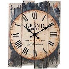 Amazon De Holz Wanduhr Lautlos Teckpeak 12 Zoll Wanduhr Vintage Rechteckige Silent Uhr In 2020 Diy Wanduhren Wanduhr Design Wanduhr Vintage