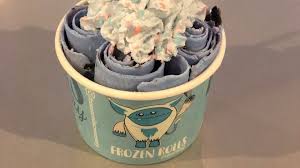 How To Make Ice Cream Rolls Video Roll Up Ice Cream Ice Cream Videos Thai Ice Cream