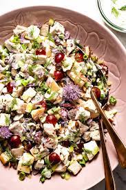 Leave the boiled chicken breast to cool. Healthy Greek Yogurt Chicken Salad 4 Ways Video Foolproof Living