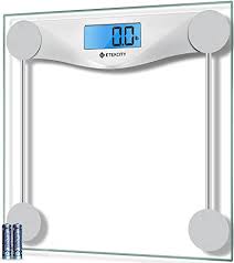 Best digital bathroom scales reviews. Amazon Com Etekcity Digital Body Weight Bathroom Scale Large Blue Lcd Backlight Display High Precision Measurements 6mm Tempered Glass 400 Pounds Health Household