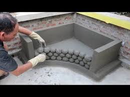 Tip Build A Aquarium From Cement Marbles And Bricks Easy And Beautiful At Home Youtube In 2020 Diy Fountain Diy Water Fountain Diy Plant Hanger