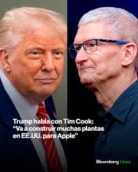 Apple enfrenta amenaza de Trump: un 25% de arancel si no produce iPhones en  Estados Unidos