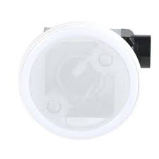 Home Netwerks Decorative White 100 Cfm Bluetooth Stereo Speakers Bathroom Exhaust Fan With Led Light And Remote 713 In 2020 Bathroom Exhaust Fan Exhaust Fan Led Lights