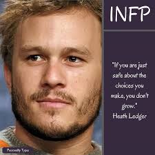 Heath Ledger Thought To Be An Infp In The Myers Briggs Personality Typing Heathledger Heathledgerquotes Infp Personal Heath Ledger Actors Australian Actors