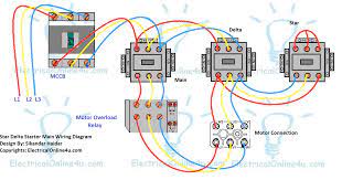 Direct online starter animation diagram forward reverse 3 phase motor wiring starter diagram 8 pin on delay wiring diagram three phase failure wiring and installation diagram. A Star Delta Starter Wiring Diagram 3 Phase Motor Star Delta Starter Diagram With Connect Electrical Circuit Diagram Circuit Diagram Electrical Wiring Diagram