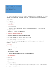 20200930 berikut ini soal lks pg dan essay pai pendidikan agama islam kelas xll kurikulum 2013 beserta kunci jawabannya. Soal Materi Pentanahan Grounding Jawabanku Id