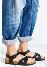 Birkenstock Ankle Strap Sandals Birkenstock Women S Rio Black Birko Flor Comfort Ankle Strap Sandals New Birkenstock Slingbacksandals Strap Sandals Birkenstock Two Strap Sandals