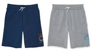 Details About P S Kids Aero Aeropostale Boys Athletic Gym Fleece Jogger Shorts Size 5 7 8 New