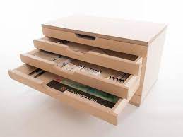 Art Box 6 Drawers Birch Plywood Craft Tool Painting Etsy In 2021 Plywood Crafts Craft Tool Storage Box Art