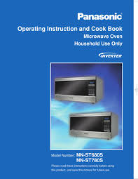 Do all microwaves have a child lock? Panasonic Nn St680s Operation And Cooking Manual Pdf Download Manualslib