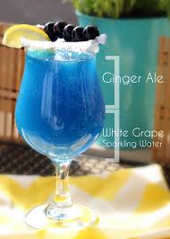 Blue Lagoon Mocktails Individual Packet Of Blue Typhoon Hawaiian Punch 1 Part White Grape Sparkling Water 1 Part Gin Mocktails Hawaiian Drinks Punch Recipes