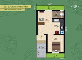 Each plan set includes the following: 400 Sq Ft 1 Bhk Floor Plan Image Steps Stone Promoters Aalam Available For Sale Proptiger Com