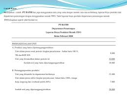 Check spelling or type a new query. Contoh Soal Laporan Biaya Produksi Metode Rata Rata Nusagates
