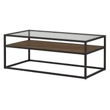 Cut down a 3/8 piece of mdf for your spacer and place at the top of the two short side pieces. Anthropology Glass Top Coffee Table Brown Bush Furniture Target