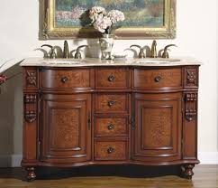 By castle building & remodeling. October Double 55 Inch Antique Traditional Bath Vanity