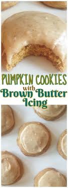 A Soft And Tender Cake Like Pumpkin Cookie With Pumpkin Pie Spices Slathered With An Amazing Brown Butter Icing Pumpkin Recipes Pumpkin Cookie Recipe Food