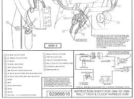 1965 mustang steering wheel wiring diagram. 1966 Mustang Rally Pac Wiring Diagram Wiring Diagram Database Period