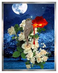 Based On The Tale Of Oscar Wilde The Nightingale And The Rose By M Kints Liked On Polyvore Featuring Art Art Painting Rose