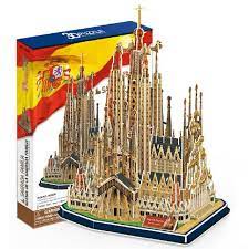 Anyone looking for a fun new hobby can start off building 3d puzzles for fun challenges you can do while spending time with friends or family. Buy Online T0414 3d Puzzles Spain Church Of The Holy Family Diy Building Paper Model Kids Creative Gift Educational Toys Hot Sale Alitools
