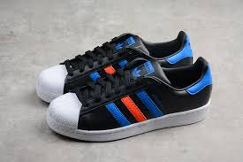 Adidas Superstar Sneaker Black Blue Red Bb2245 Uniex Hookicks Adidas Superstar Sneakers Black Sneakers