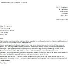 Retail Buyer Cover Letter Example Cover Letters And Cv Examples