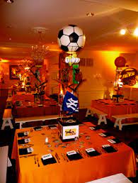 It was created with bright colored polka dots as the background and 16 different basketball kids. Sports Theme Gallery Eggsotic Events Contemporary Event Decor Rentals