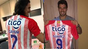 Camiseta alternativa de junior de barranquilla 20/21. Junior Camiseta Junior A Cavani Suarez Y Godin