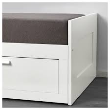 Brimnes Lit Banquette 2p Struct Matelas Blanc Malfors Mi Ferme 80x200 Cm Ikea Ikea Daybed Ikea Bed Ikea