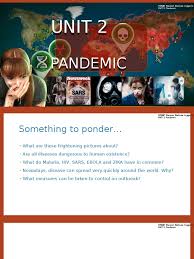 Panduan pra penulisan bahasa inggeris upsr. Unit 2 Pandemic Pandemic Medical