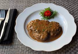Scrumptious and easy salisbury steak is tender seasoned beef patties smothered with a rich flavorful homemade mushroom gravy. Food Wishes Video Recipes Steak Pauline The Steak Formerly Known As Diane