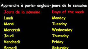 Comment va se dérouler le concert test avec indochine à paris samedi. Apprendre A Prononcer Les Jours De La Semaine En Anglais Youtube