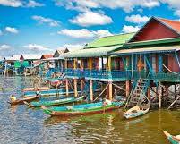 Image of Kompong Phluk floating village on the Tonle Sap Lake