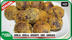 Singkong yang sudah anda pilih dan masih segar harus anda kupas kulit nya terlebih dahulu. Bola Bola Krispi Ubi Unggu Isi Cokelat Resep Masakan Jajanan Indonesia Enak Lezat Bunda Airin Youtube