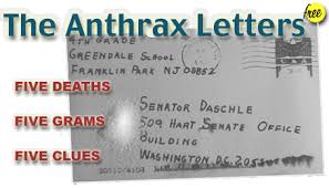 8/16/2002) The Anthrax Letters: Five deaths, Five grams, Five Clues