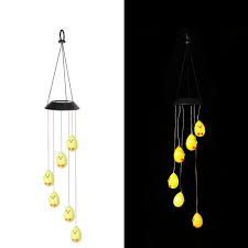Sunsky Solar Christmas Wind Chime Lights Outdoor Waterproof Colorful Decoration D 013