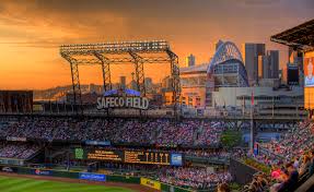 Day 2 365 Safeco Sunset Safeco Field Baseball Park Seattle Washington