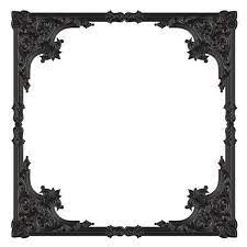 Gothic Black Frame Liked On Polyvore Featuring Home Home Decor Frames Borders Backgrounds Picture Frame Gothic Pictures Gothic House Gothic Home Decor