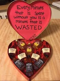 These valentine gift ideas for him are so good that you may even get confused with so many brilliant choices for gifts. Diy Liquor In A Heart Valentine S Day Gift 15 Low Cost And Lovable Diy V Romantic Valentines Day Ideas Diy Valentines Gifts Valentines Gifts For Boyfriend