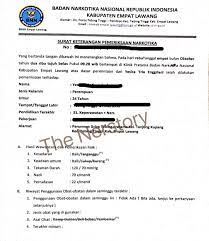 Kondisi yang tidak menentu terkadang membuat kita. Contoh Surat Keterangan Bebas Narkoba Dari Bnn Audit Kinerja