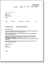 Laut ihrem angebot (katalog o.ä.) ergibt sich hieraus ein gesamtbetrag von …. Angebot Fur Preisnachlass Nach Reklamation Einer Bestellung At Musterbrief Download