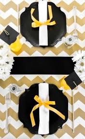 We are golden (black light dinner party) by coolkid in w tags: Black And Gold Graduation Party Ideas Celebrations At Home