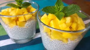 Pudding Graines De Chia Lait De Coco Mangue Happycurio Graine De Chia Recette Graines De Chia Recette Chia