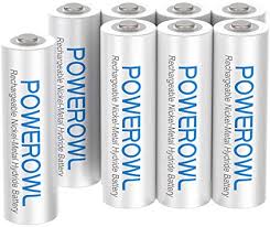 Best match hottest newest rating price. Amazon Com Aaa Rechargeable Batteries Powerowl Rechargeable Aaa Batteries 1000mah High Capacity 1 2v Nimh Low Self Discharge Rechargeable Aaa Battery 8 Pack Electronics