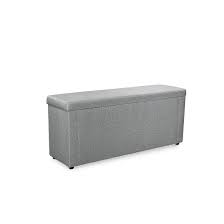 Als bank, hocker oder tisch. Hockerbank Rumba Stoff Grau Ca 144 X 62 X 42 Cm Mobel Boss