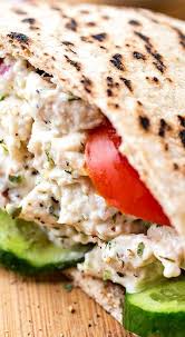 Lemon Chicken Salad With Fresh Dill Rezepte Lecker Salat Ideen
