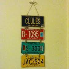 I Finally Found A Way To Display My License Plate Collection Old License Plates License Plate Plate Display